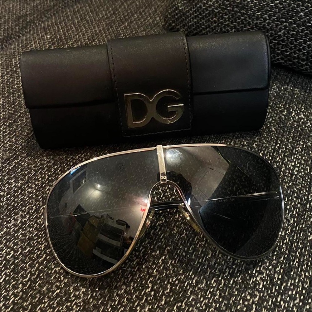 Dolce & Gabbana Black and Gold Sunglasses